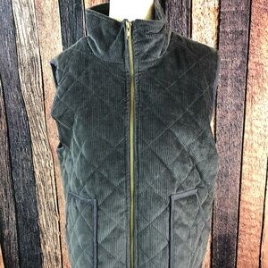 Hoity Toity Women Vest Corduroy 100% Cotton Large